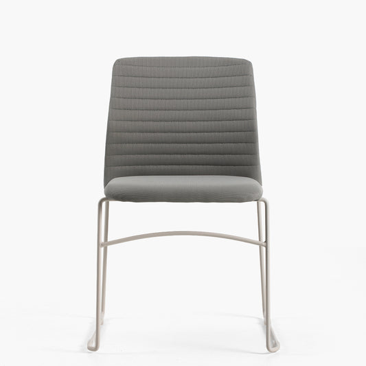 Silla Oficina Visita Taipei Gris/Blanco