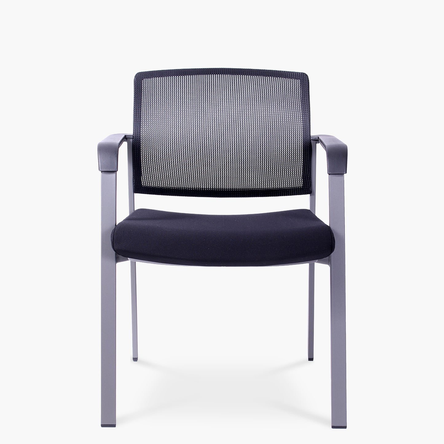 Silla Mirror Negro Base Gris