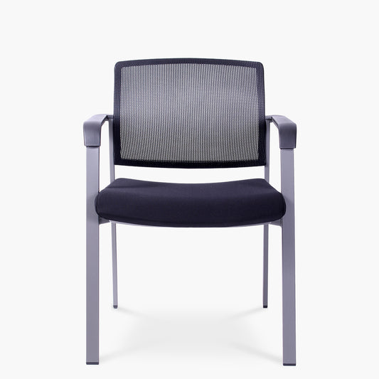 Silla Mirror Negro Base Gris