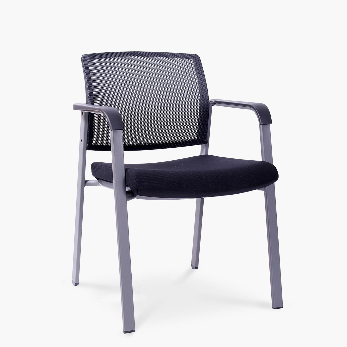 Silla Mirror Negro Base Gris