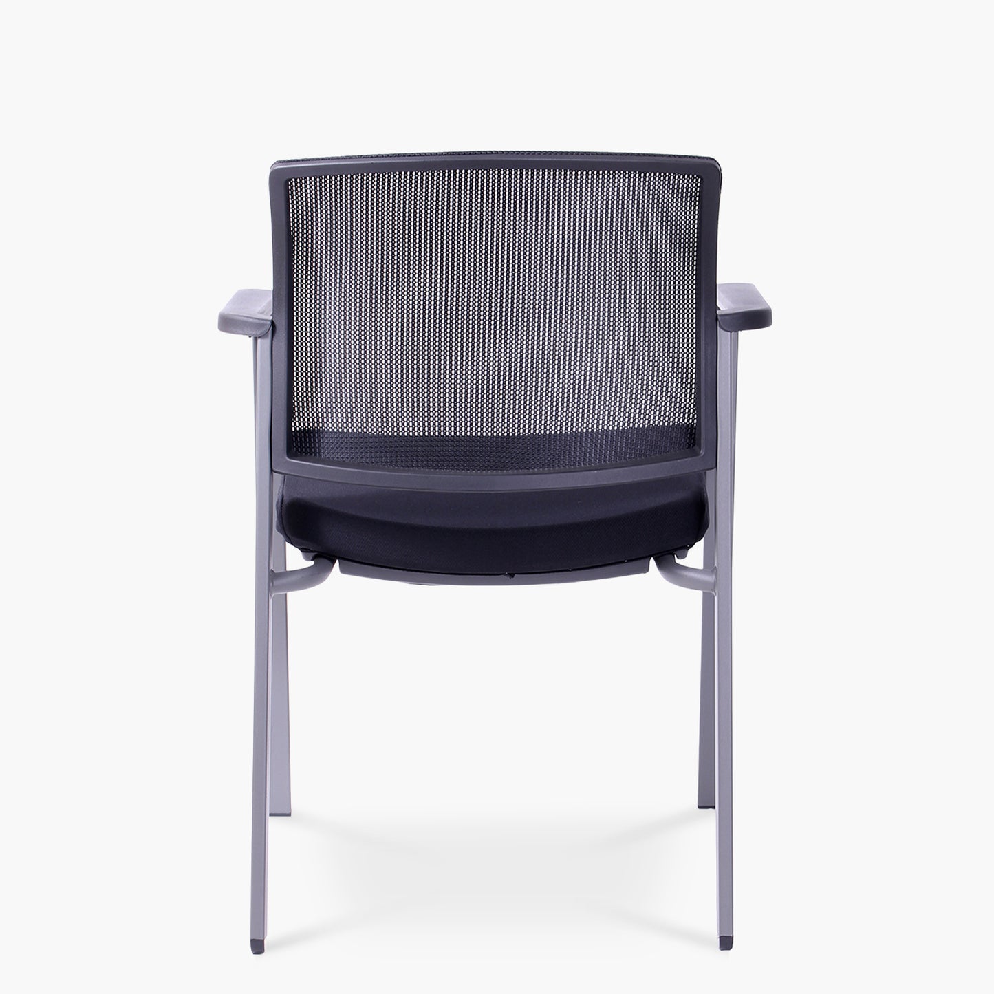 Silla Mirror Negro Base Gris
