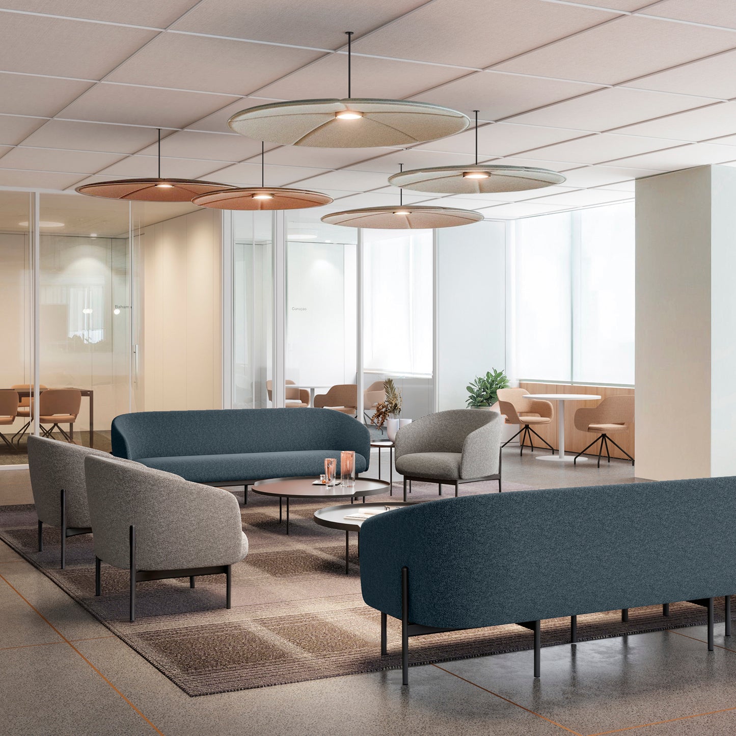 Sofá 3 Cuerpos Lisboa Azul